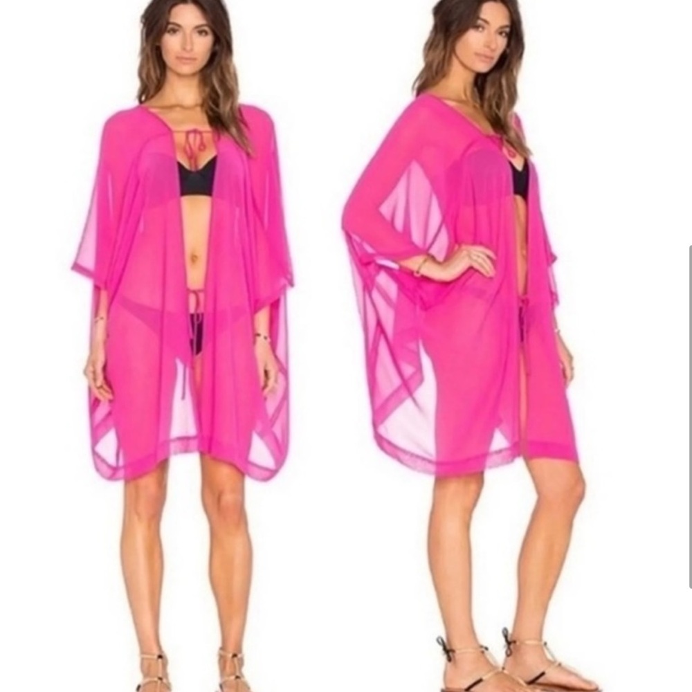 Agent Provocateur Women's Pink Swim Cover-Up NWT $180 Sexy Open One Size OSFM